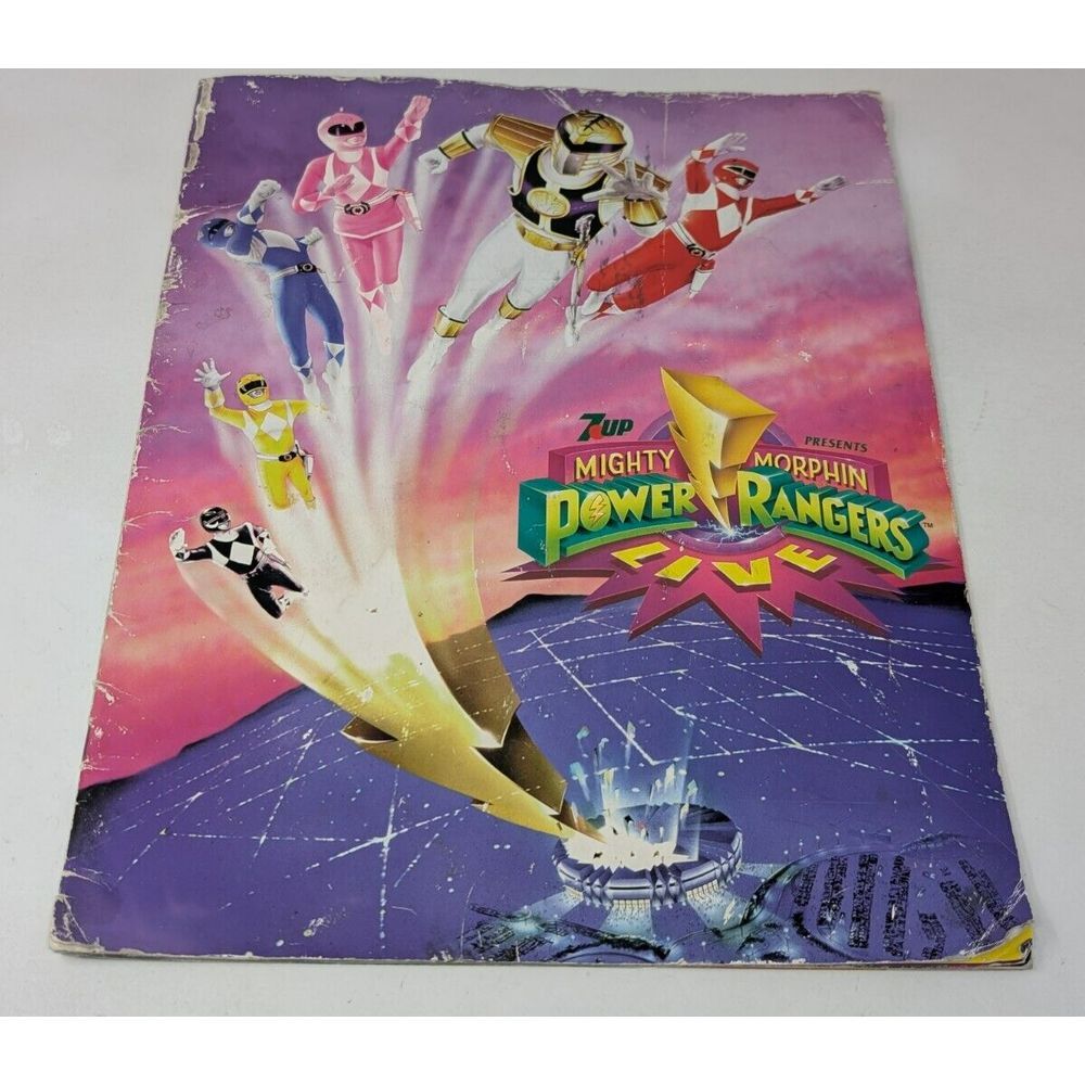 Mighty Morphin Power Rangers Live Souvenir Program 1994 1995 Tour 90s On Stage